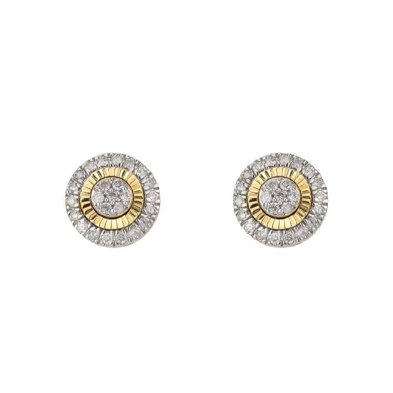 Best hoop earrings with vintage rhinestone embellishments for a retro-glam effect-0.26CT Diamond Earrings