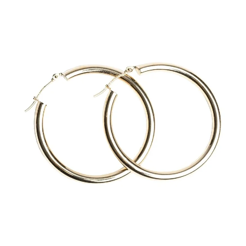 Hoop earrings with intricate designs for a unique and artistic appearance-Classic Gold Hoop Earrings