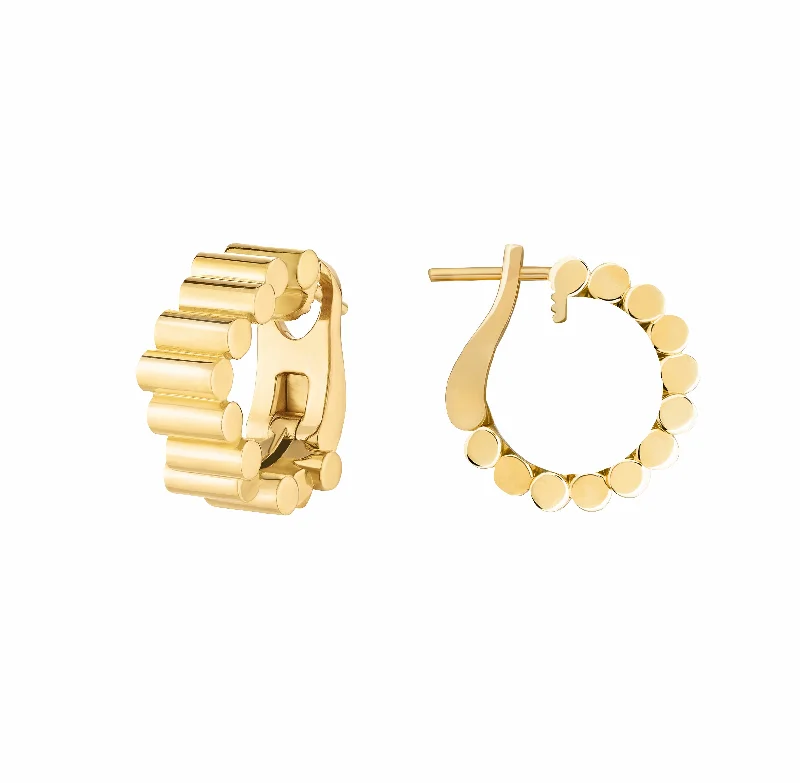 Best hoop earrings with stacked layers for a dimensional and bold look-Edge Hoops