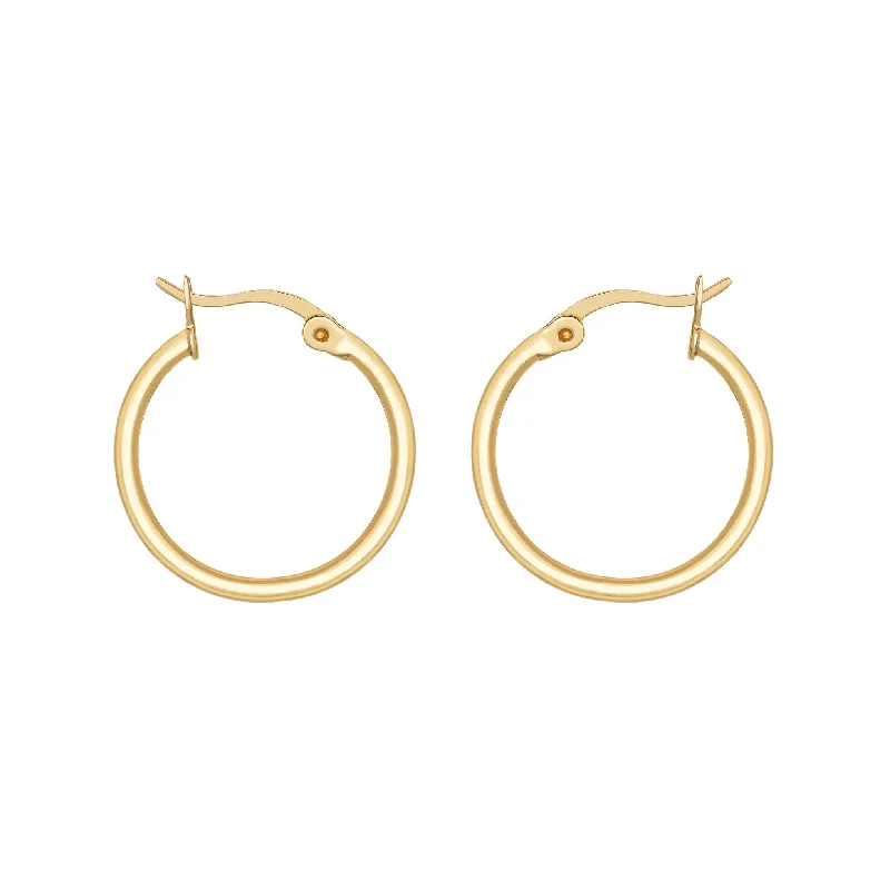 Lightweight hoop earrings for comfortable and all-day wear-Alpha Hoops