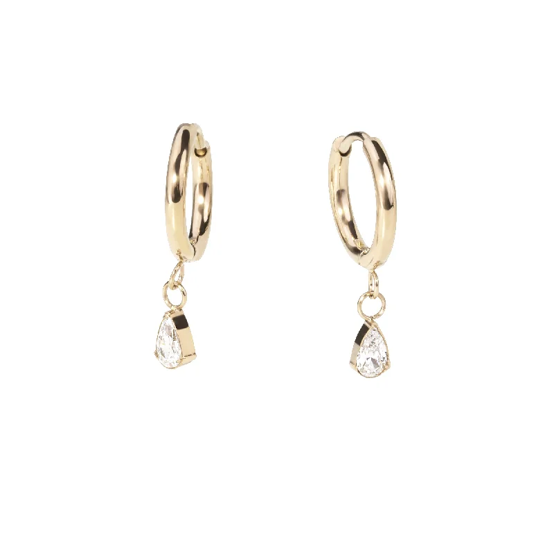 Hoop earrings with satin finishes for a smooth and elegant appearance-Beth Huggie Earrings