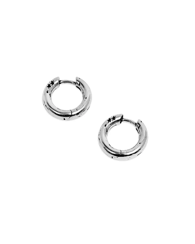 Hoop earrings with a matte finish for a sleek and sophisticated appearance-Big Hoops