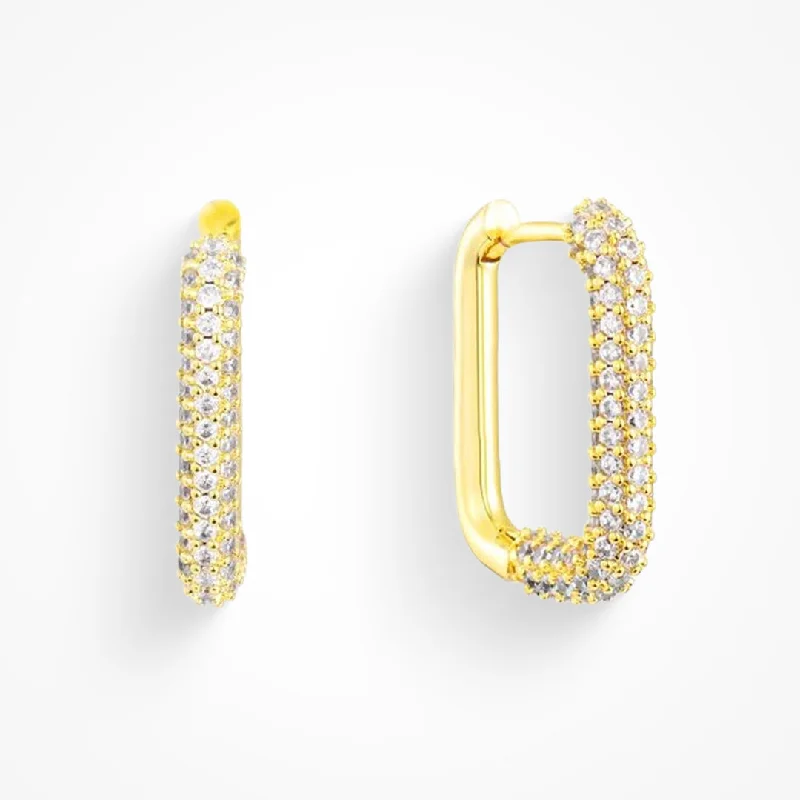 Classic hoop earrings with a thin profile for a sleek and subtle style-Cocktail Earrings