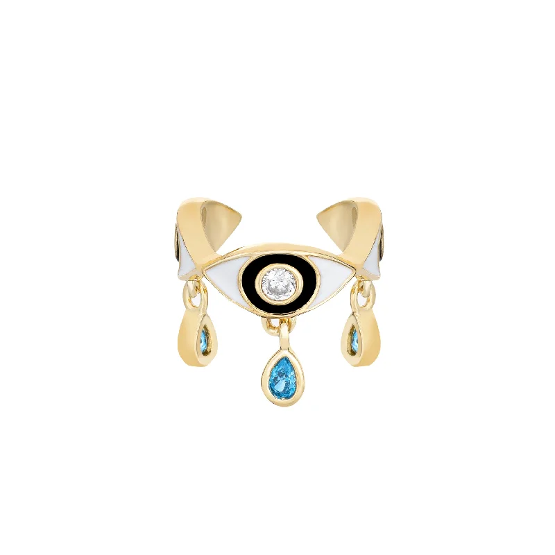 Best hoop earrings with detachable studs for a versatile and adjustable accessory-Cry Baby Ear Cuff