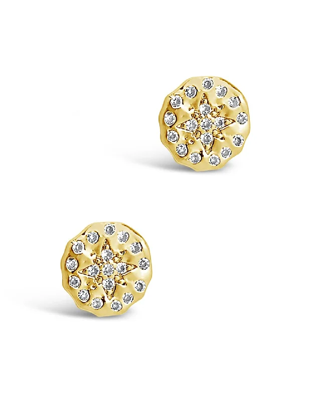 Best hoop earrings with minimal embellishments for a sleek and modern look-CZ Northern Star Studs