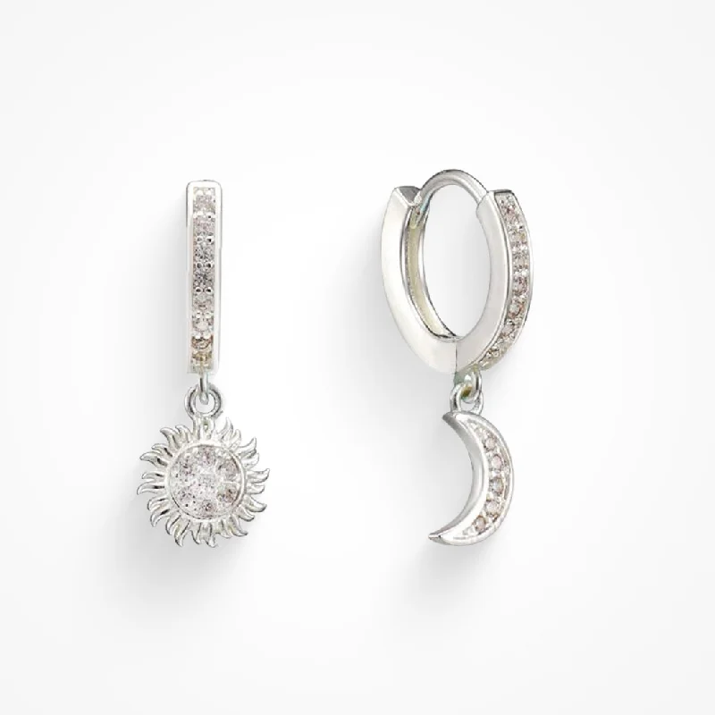 Best hoop earrings with vintage-style detailing for a nostalgic and timeless look-Day and Night Earrings