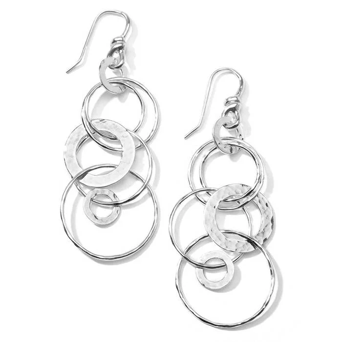 Hoop earrings with abstract shapes for an artistic and creative touch-Ippolita Classico Jet Set Sterling Silver Dangle Earrings