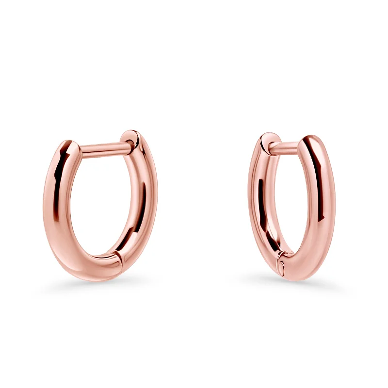 Hoop earrings with a matte black finish for a sleek, edgy vibe-Felipe Small Huggie Earrings