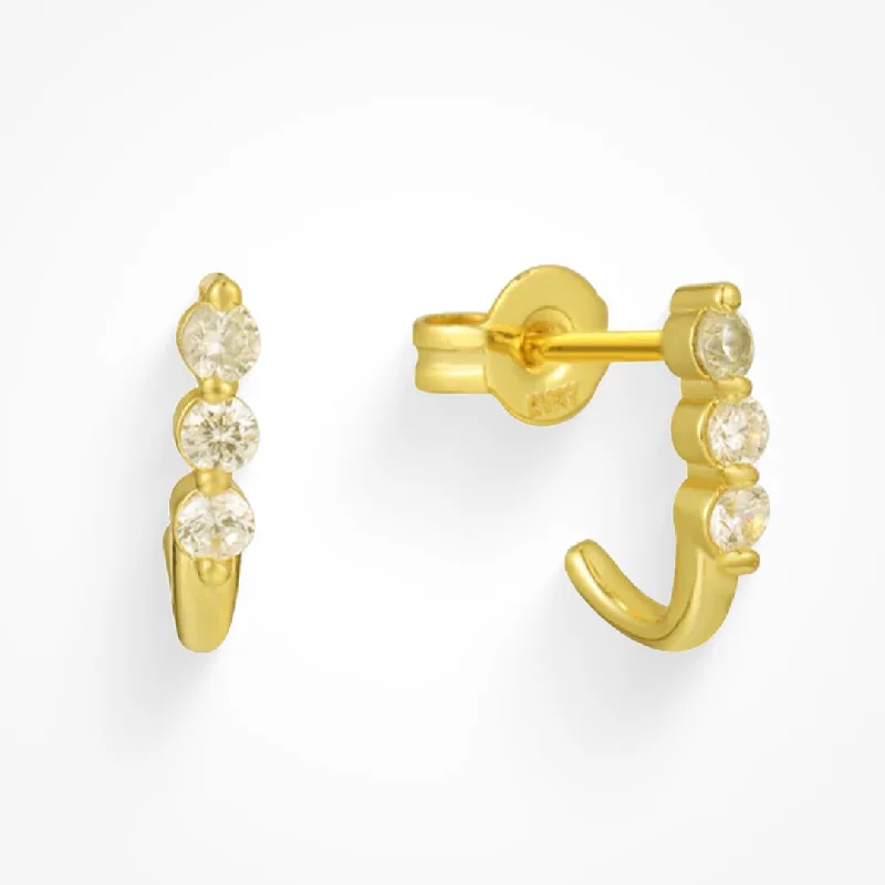 Best hoop earrings with gold for a luxurious and timeless look-Glimmer Earrings