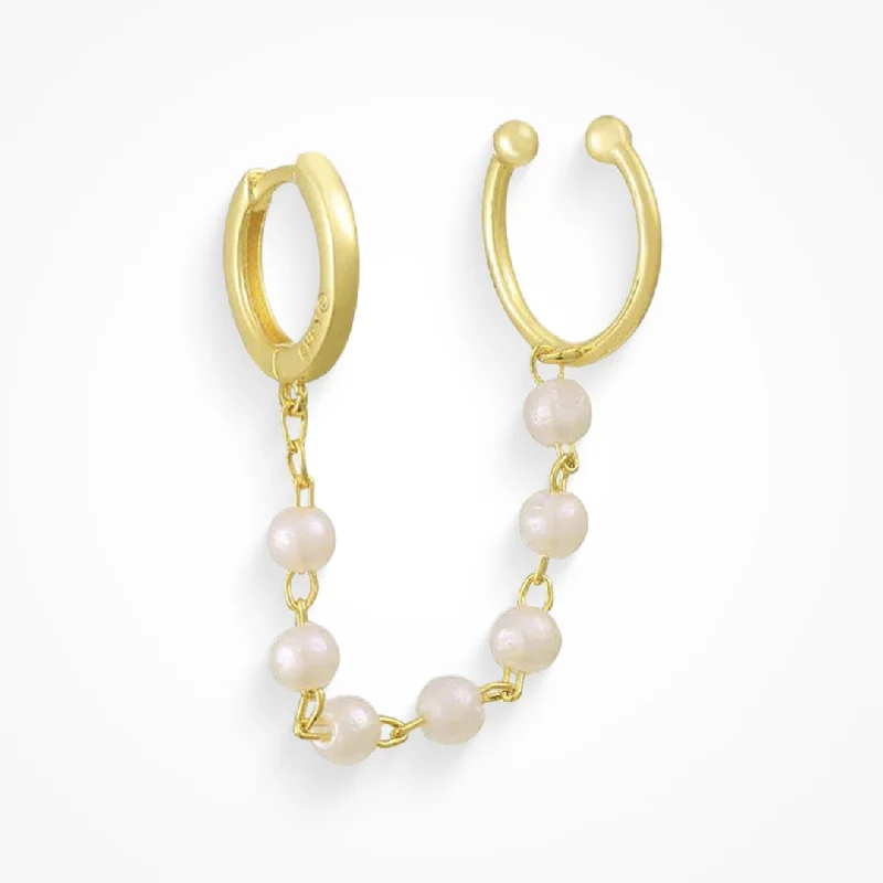 Best hoop earrings with asymmetrical designs for a fashion-forward, avant-garde look-Oasis Earring/Earcuff