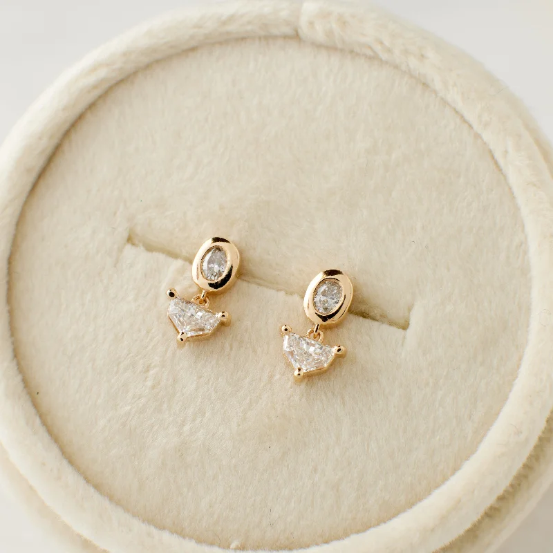 Best hoop earrings with baroque pearls for a luxurious and elegant vibe-Paloma Earrings - Natural Diamonds