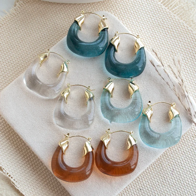 Best hoop earrings with satin ribbons for a soft, feminine appearance-Divine Hoops