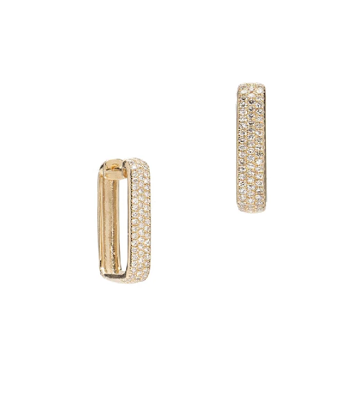 Hoop earrings with oversized pearl accents for a statement-making look-The Robertson