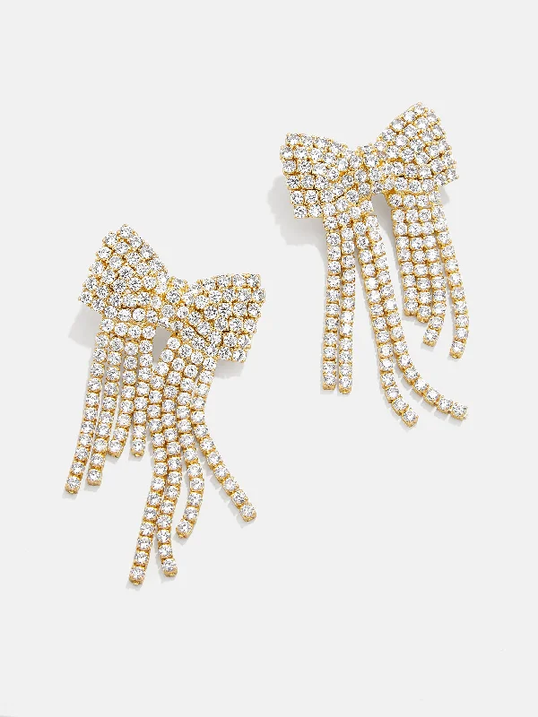 Best hoop earrings with cubic zirconia for a budget-friendly, dazzling look-Selena Earrings