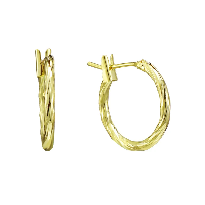 Best hoop earrings with minimalist designs for a clean and modern aesthetic-Spiralled Out Earrings