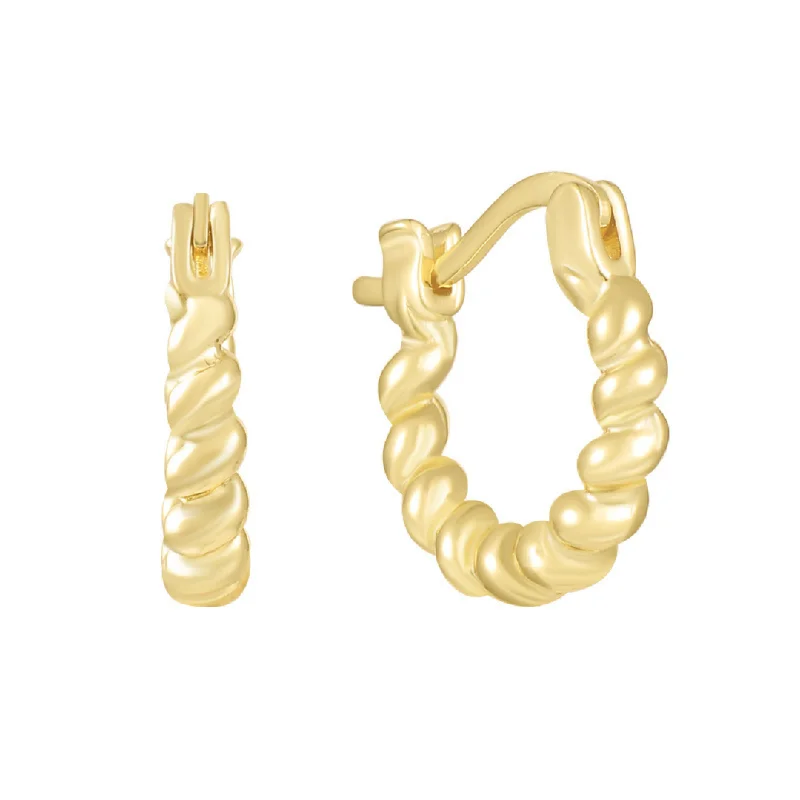 Best hoop earrings with infinity designs for a timeless and meaningful symbol-Twist of Fate Earrings