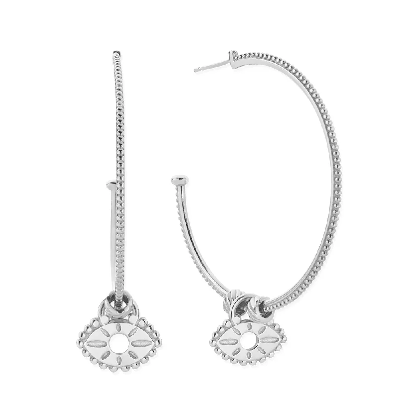 Best hoop earrings with snake chain details for a sleek and modern touch-Visionary Hoops