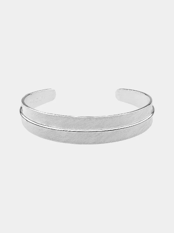 Wide bangle bracelets with modern geometric patterns for a bold fashion statement-Arch Cuff Bracelet