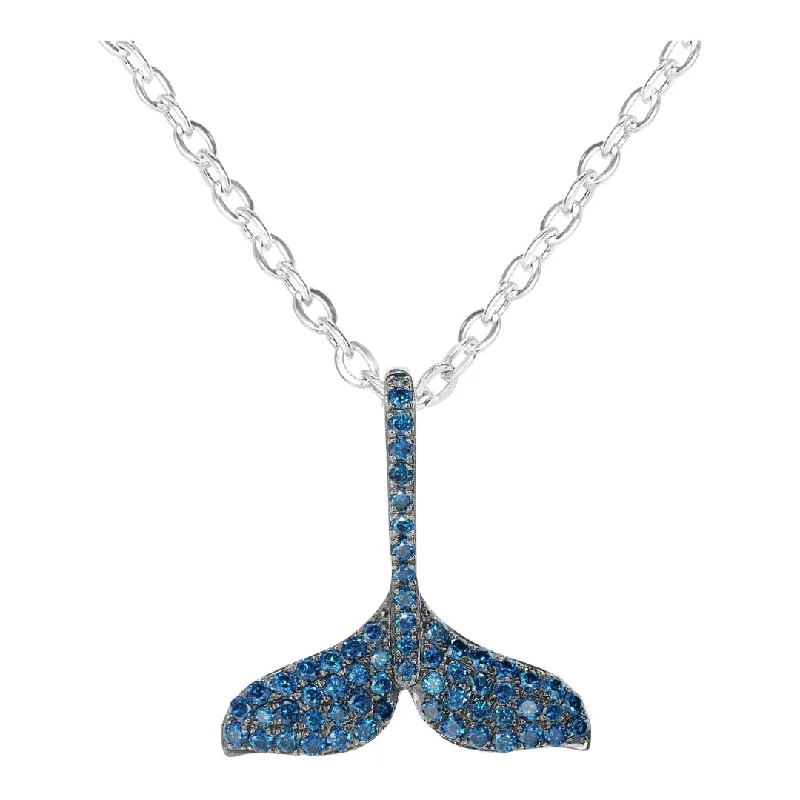 Best necklaces and pendants with opal and gold for a vibrant, luxurious contrast-Blue Diamond Pendant (Blue Diamond 0.51 cts.)