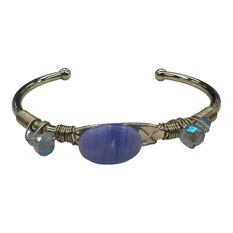 Stylish bangle bracelets with gemstone accents for a chic and modern look-Bracelet Cuff By Cmf In Gold