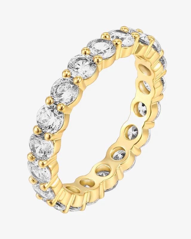 Best necklaces and pendants with emerald gemstones for a rich, sophisticated design-Classic Eternity Band