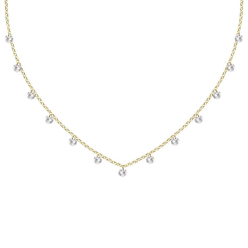 Beautiful necklaces and pendants with diamond-encrusted designs for maximum sparkle-Cleo Gold Necklace