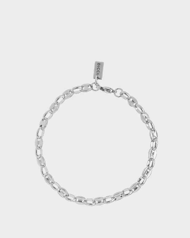 Stylish bangle bracelets with gemstone accents for a chic and modern look-Coffee Bean Chain Bracelet