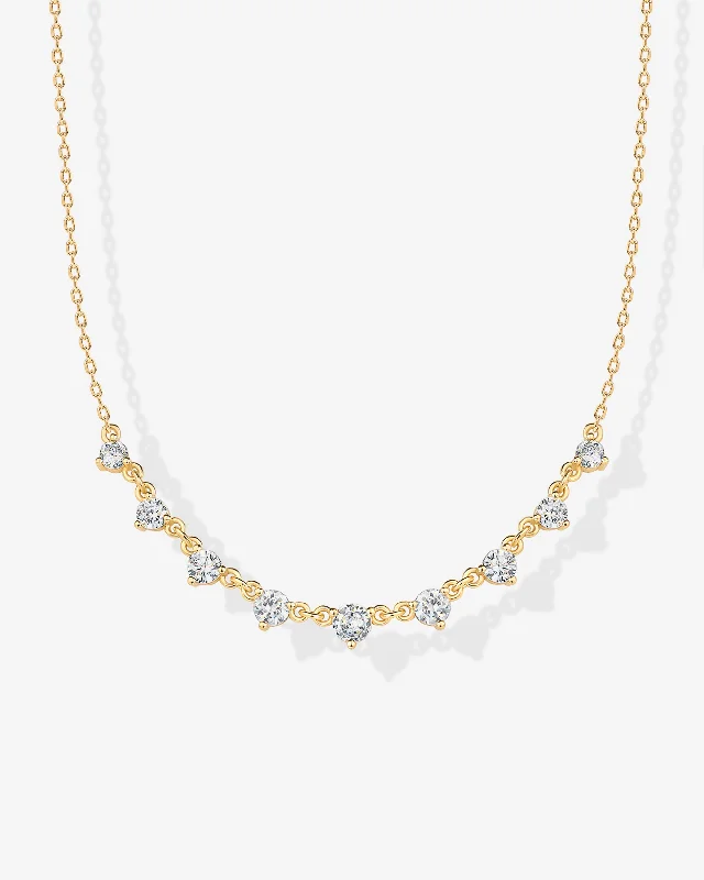 Best necklaces and pendants with crystal accents for a sparkling and elegant style-Cubic Zirconia Chain Necklace