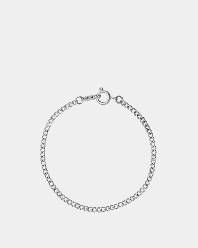 Best bangle bracelets for stacking with delicate and thin designs for layering-Curb Cuban Chain Bracelet