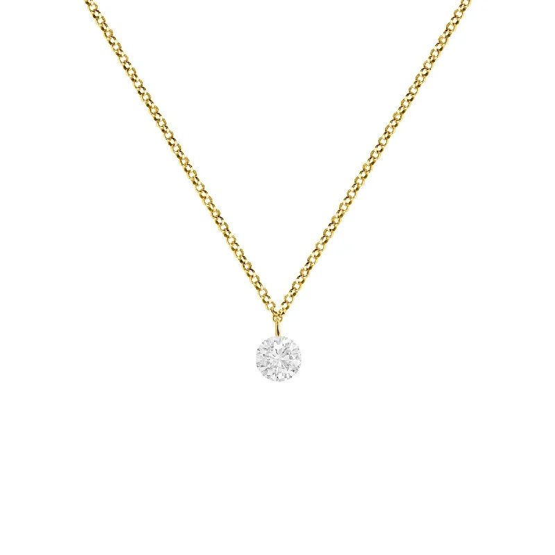 Necklaces and pendants with sun and moon motifs for a celestial-inspired design-Éclat Gold Necklace