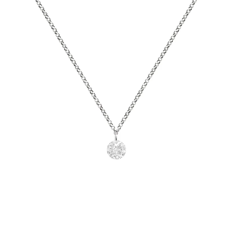 Best necklaces and pendants with oval pendants for a classic, elegant shape-Éclat Silver Necklace