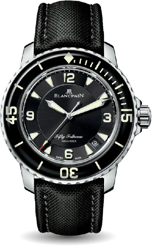 Best necklaces and pendants with matching earrings for a coordinated, elegant look-Blancpain Fifty Fathoms Steel