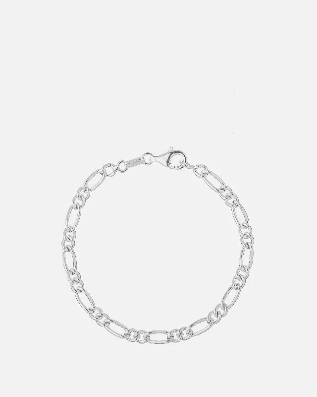 Best bangle bracelets with twisted rope designs for a textured, nautical-inspired look-Figaro 2x1 Chain Bracelet