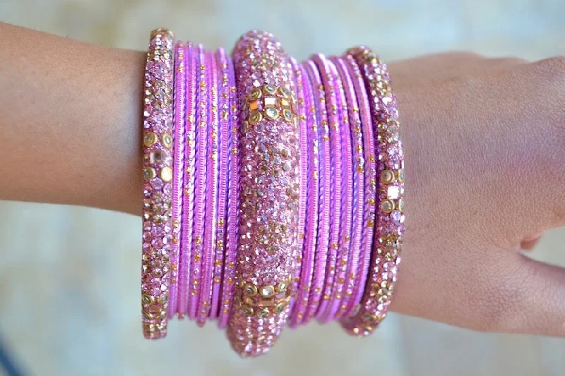 Traditional gold bangle bracelets with a smooth finish for a classic look-Flamingo Bangles