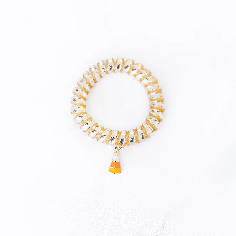 Best bangle bracelets with minimalist silver designs for a timeless, versatile look-Gold Candy Corn Bracelet