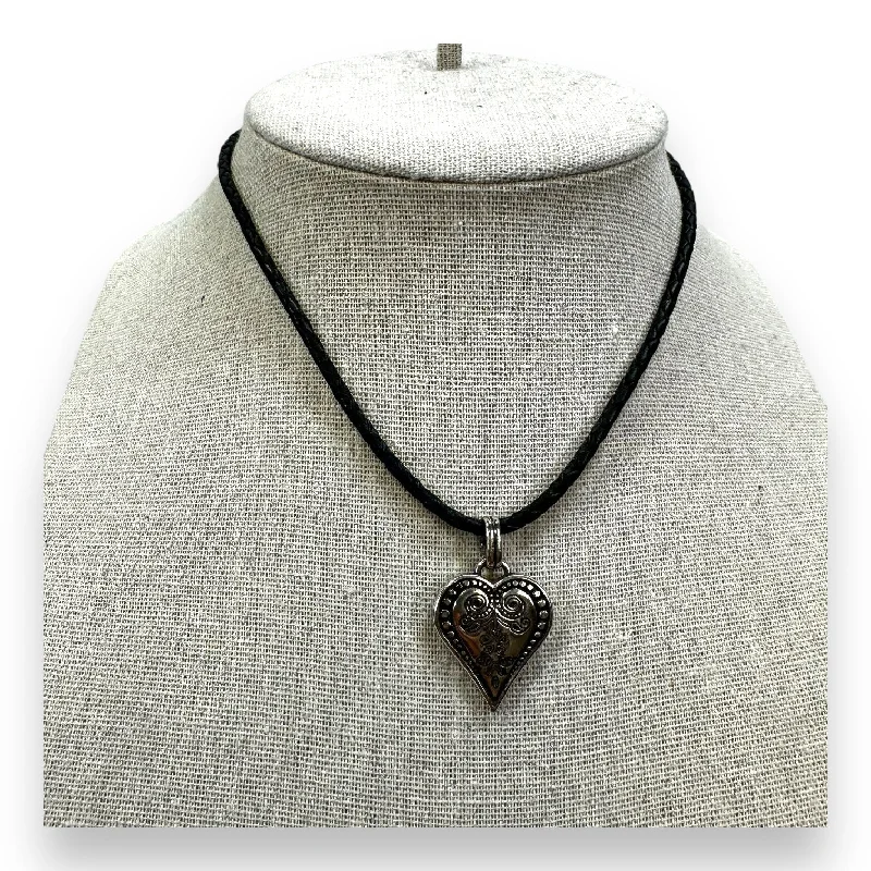 Necklaces and pendants with abstract shapes for a modern, creative appearance-Heart Necklace Charm By Brighton