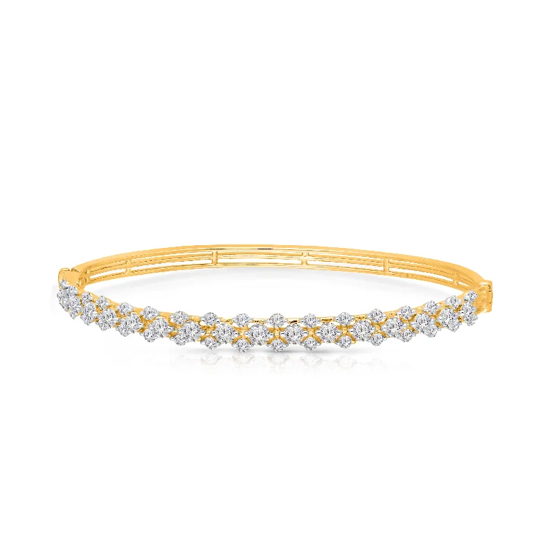 Best bangle bracelets with infinity symbols for a timeless and meaningful design-Kallati 2ctw Lab Grown Diamond Bangle