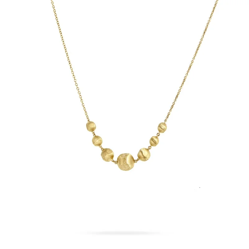 Stunning necklaces and pendants with birthstone pendants for a personal touch-Marco Bicego Africa 18K Yellow Gold Necklace