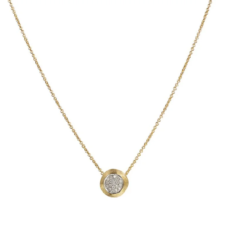 Best necklaces and pendants with vintage coin pendants for a unique accessory-Marco Bicego Delicati 18K Yellow Gold Pendant with Diamond Accents