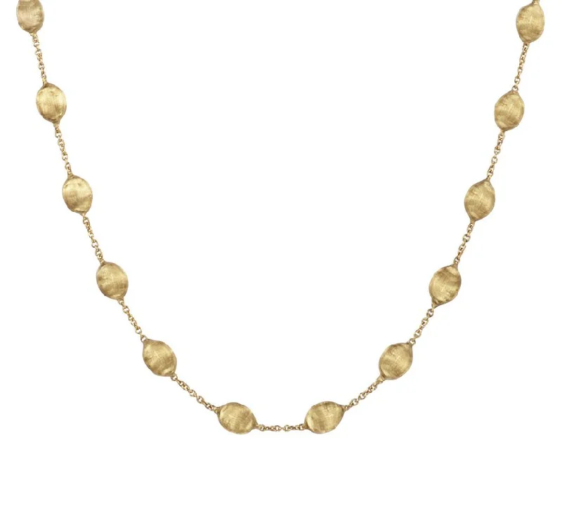 Best necklaces and pendants with minimalist pendants for a sleek, understated look-Marco Bicego Siviglia 18K Yellow Gold Small Station Necklace