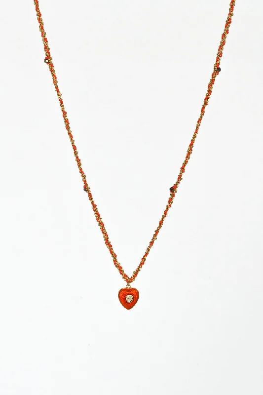 Best necklaces and pendants with zodiac signs for a celestial, astrology-inspired vibe-No.781 Gold Coral Necklace