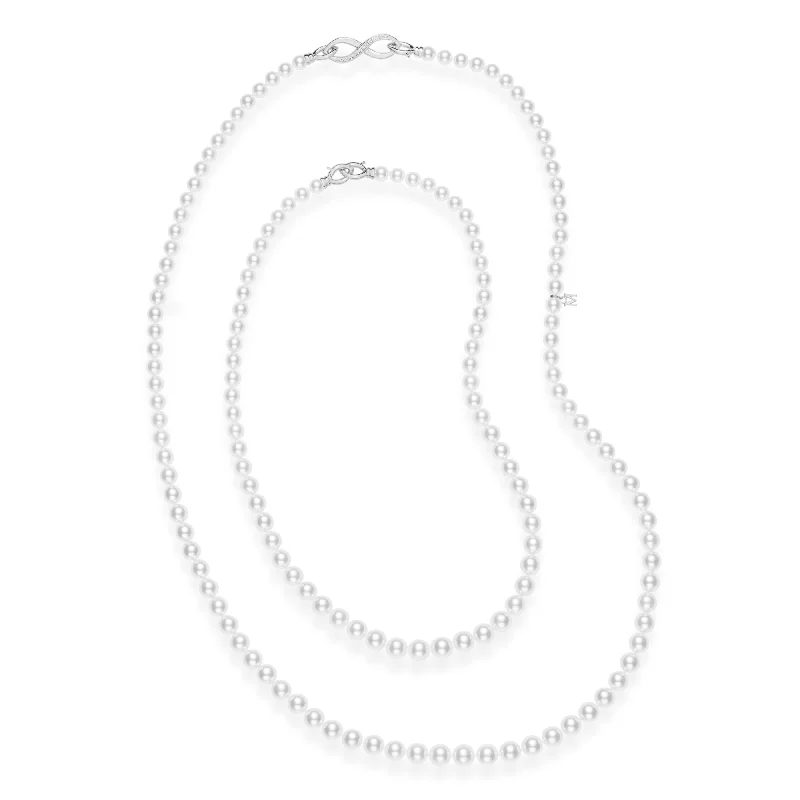 Necklaces and pendants with crescent moon designs for a celestial and mystical feel-Mikimoto 7.5X5.5mm A1 Akoya Double Strand Pearl Necklace