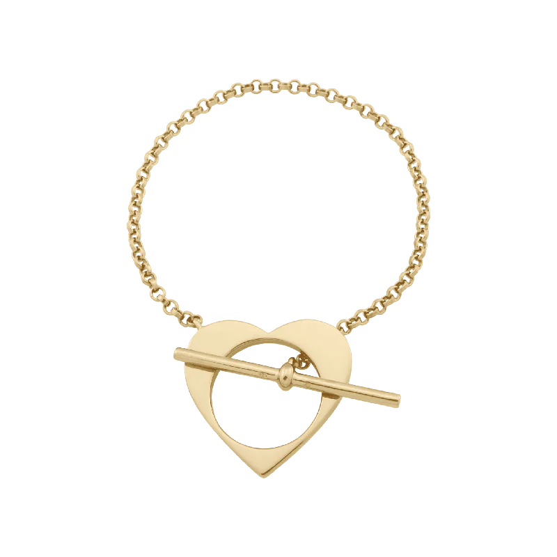 Best bangle bracelets with minimalist silver designs for a timeless, versatile look-Romeus heart bracelet