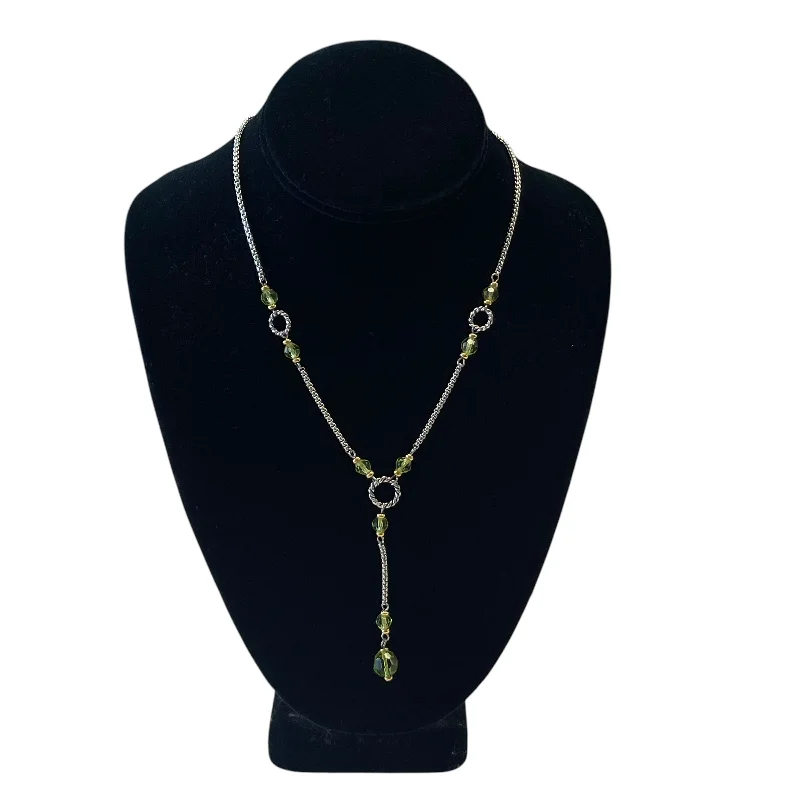 Necklaces and pendants with sun and moon motifs for a celestial-inspired design-Necklace Lariat & Y-drop By Cmc