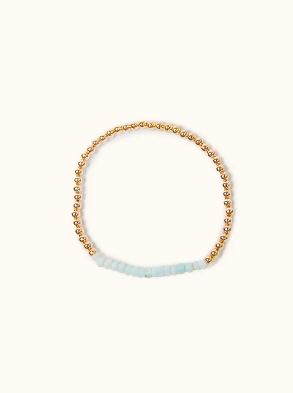 Best bangle bracelets with crystal inlays for a sparkling, glamorous appearance-Oasis Beaded Bracelet