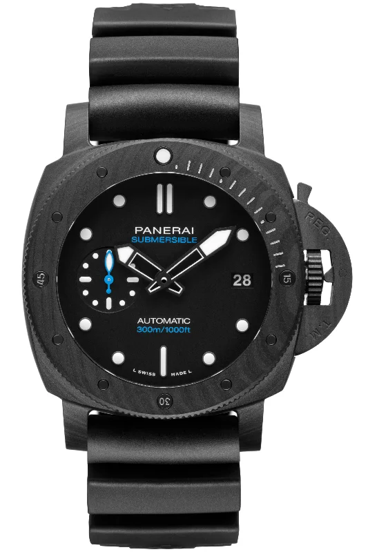 Necklaces and pendants with custom designs for a completely unique jewelry piece-Panerai Submersible Carbotech