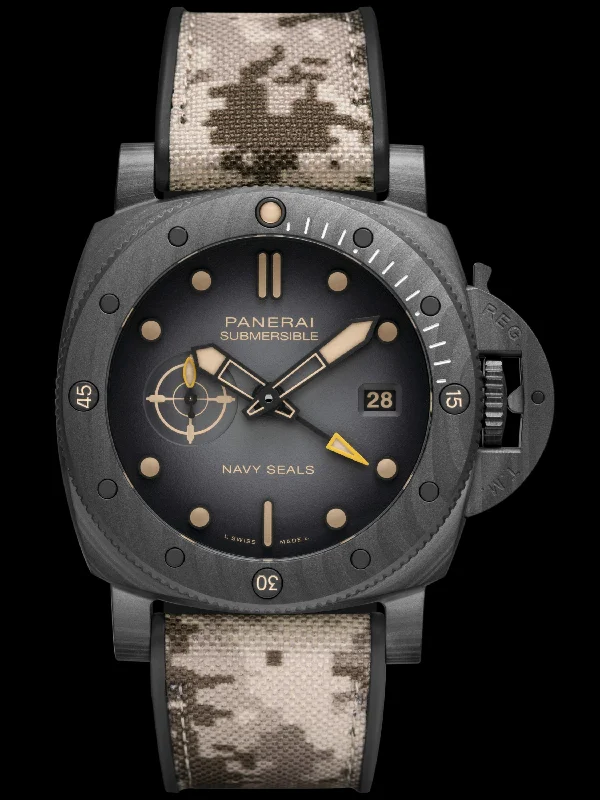 Best necklaces and pendants with intertwined designs for a symbol of unity-Panerai Submersible Navy Seals