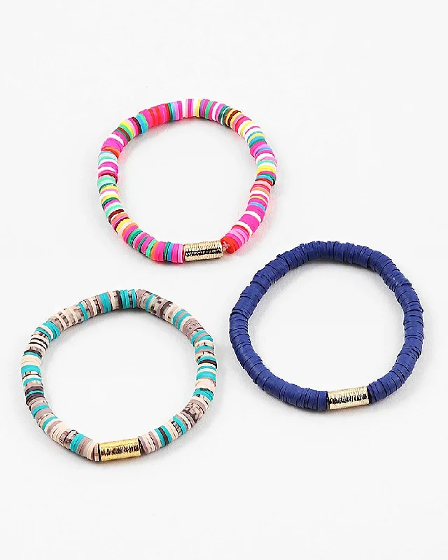 Sleek bangle bracelets with modern metallic finishes for a polished, chic design-Beaded Bracelet