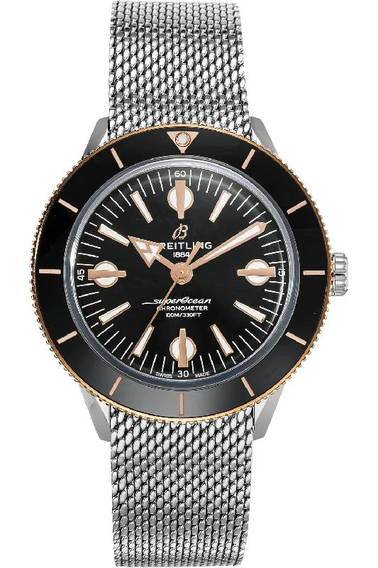 Best necklaces and pendants with layered designs for a chic, stacked look-Breitling Super Ocean 57