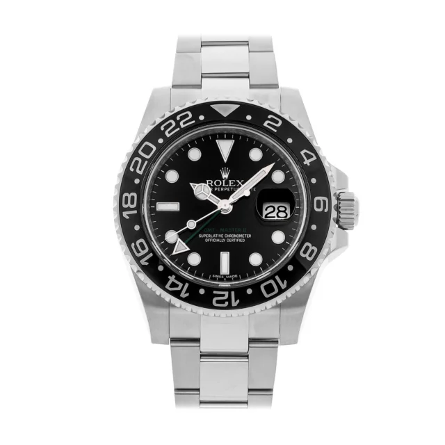 Best necklaces and pendants with vintage coin pendants for a unique accessory-Rolex GMT Master II Green